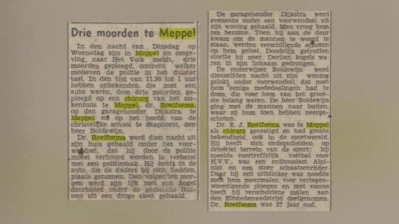 De moord op dokter Roelfsema uit Meppel